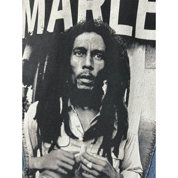 EUC Amiri Bob Marley Painted Denim Jacket - Picture 9 of 14